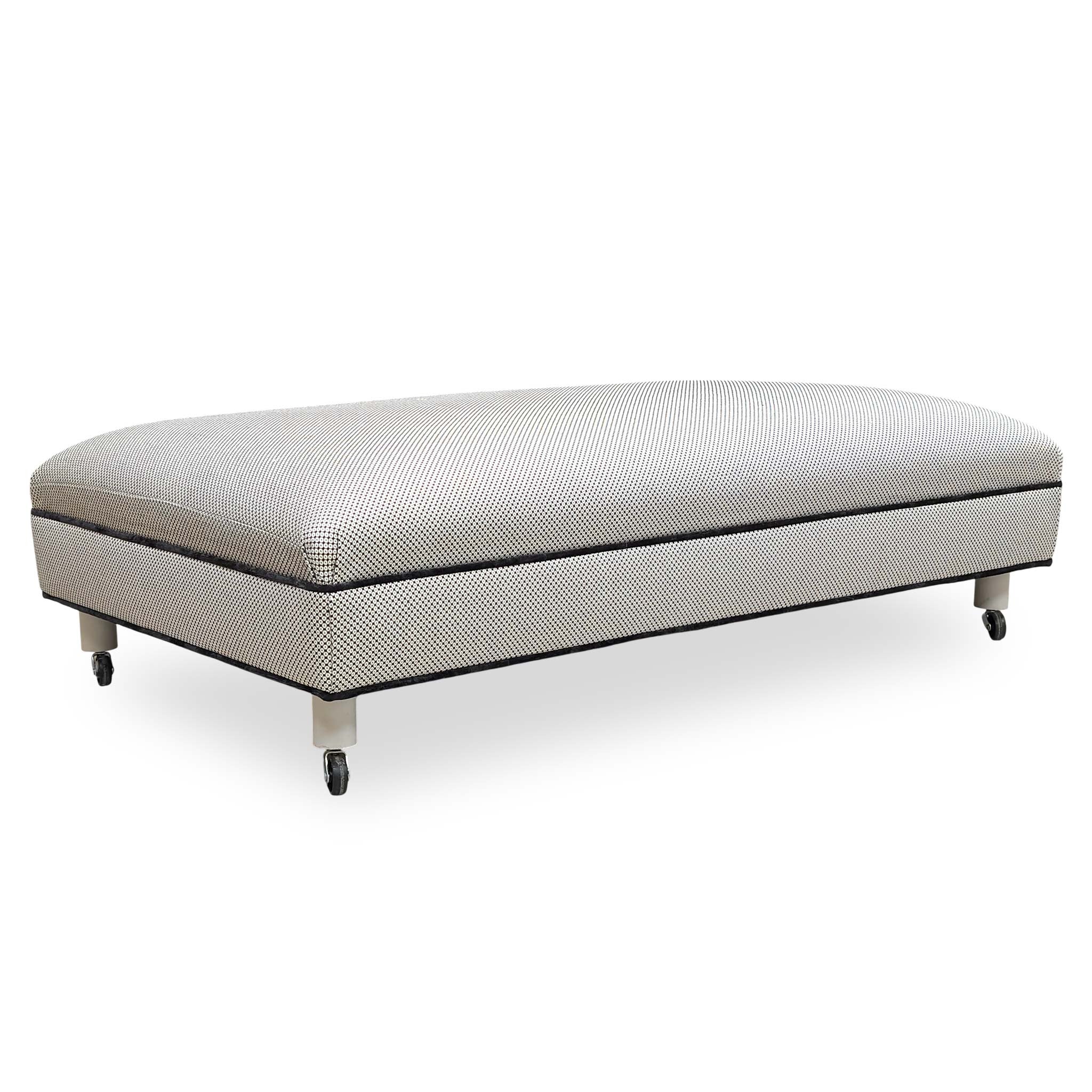 ‘Ambassador’ Allure Noir Eby Ft Fabric Footstool
