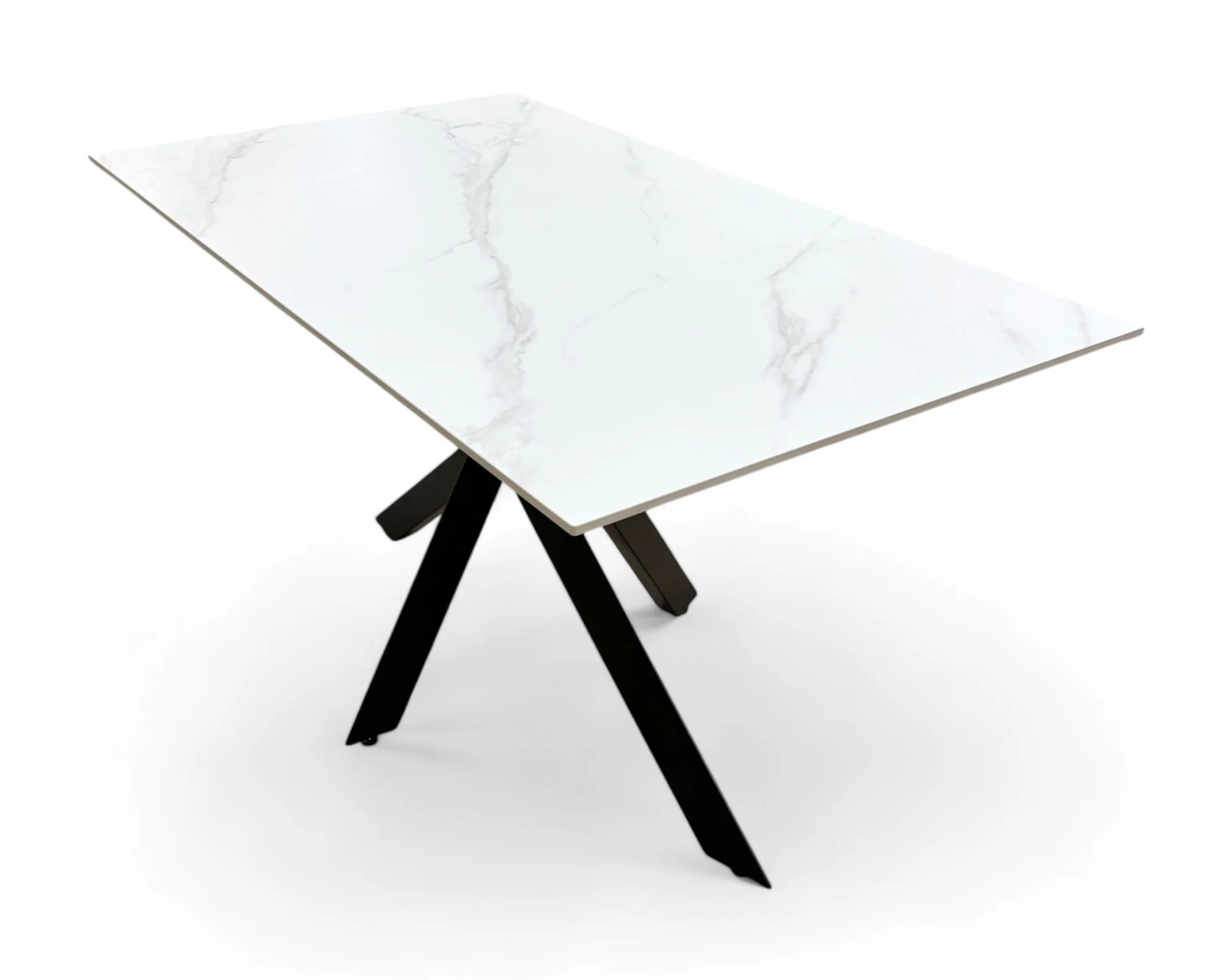 ‘Antonio’ Marble Effect Dining Table - Image 3