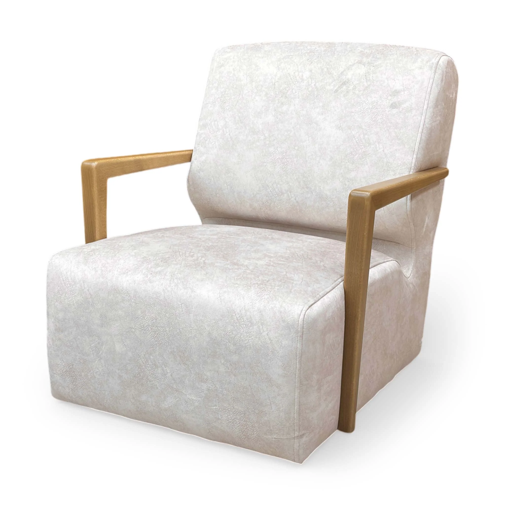 ‘Aura' Kenzo Cream Dw Velvet Swivel Chair - Image 6