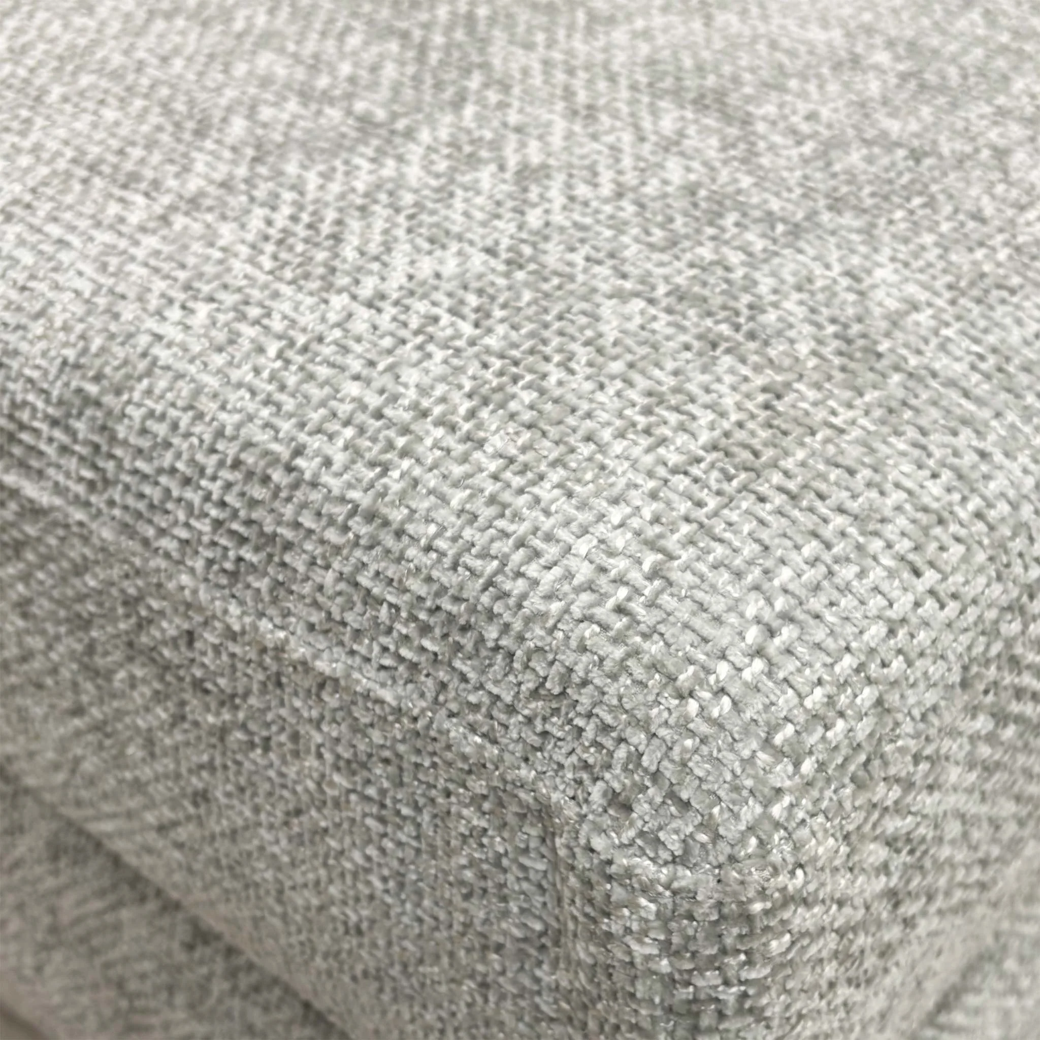‘Avena’ Grey Fabric Footstool - Image 5