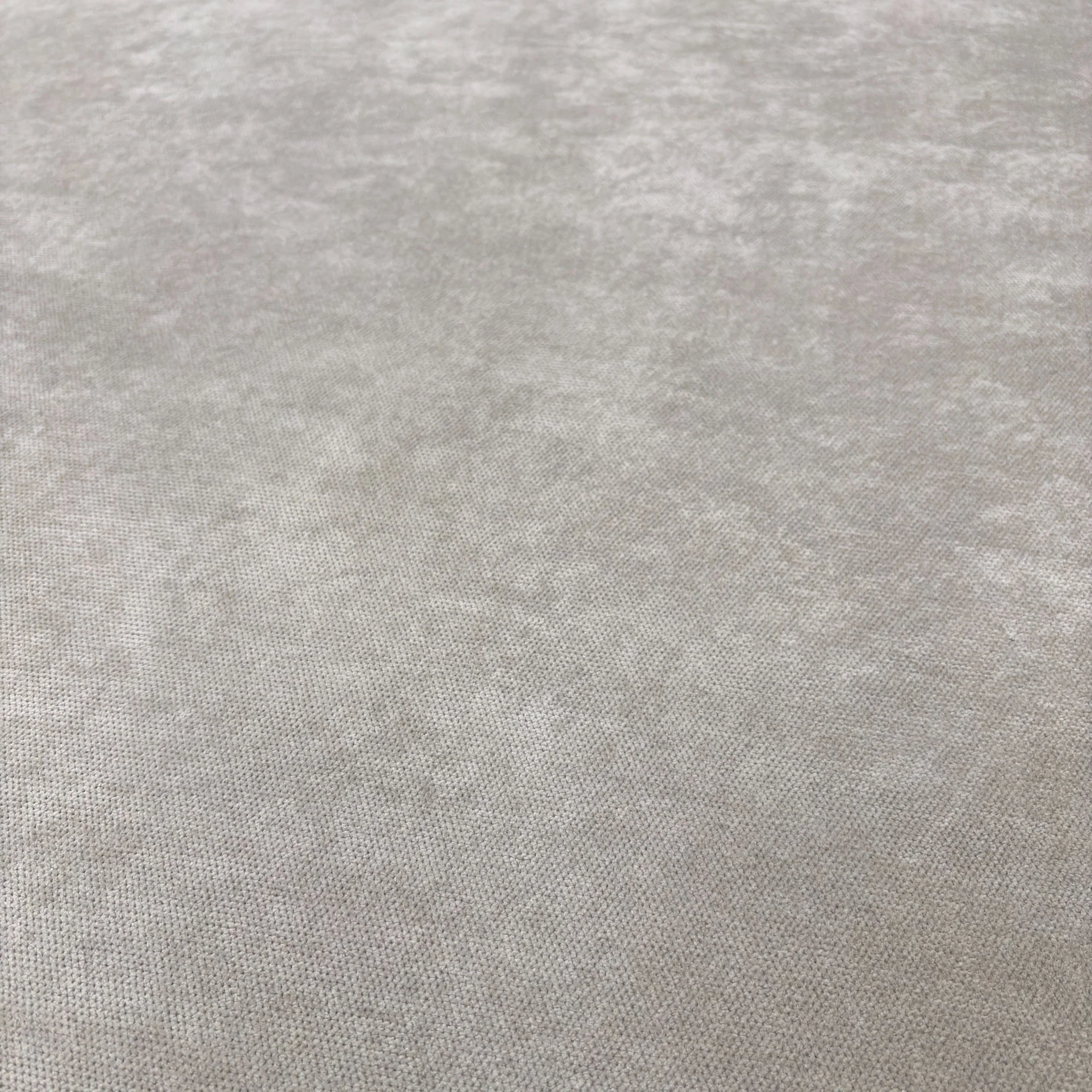 ‘Ballard’ Grey Fabric Large Square Footstool - Image 4