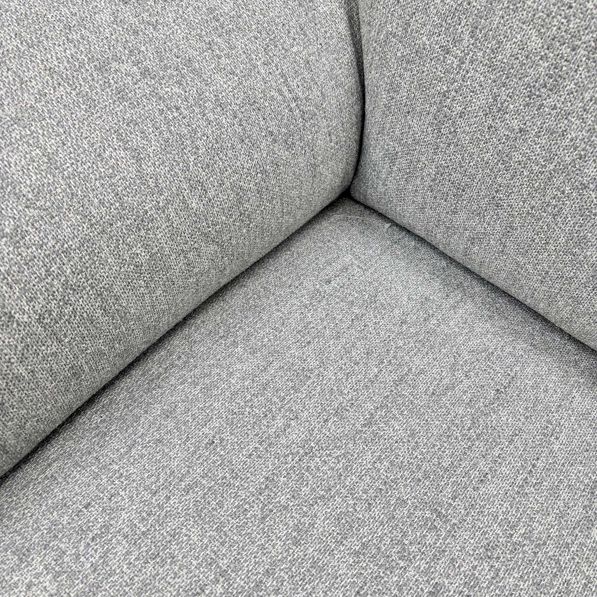 'Bobby' Florence Stone Grey 40501 Tight Weave Fabric 2 Seater Power Recliner Sofa - Image 5