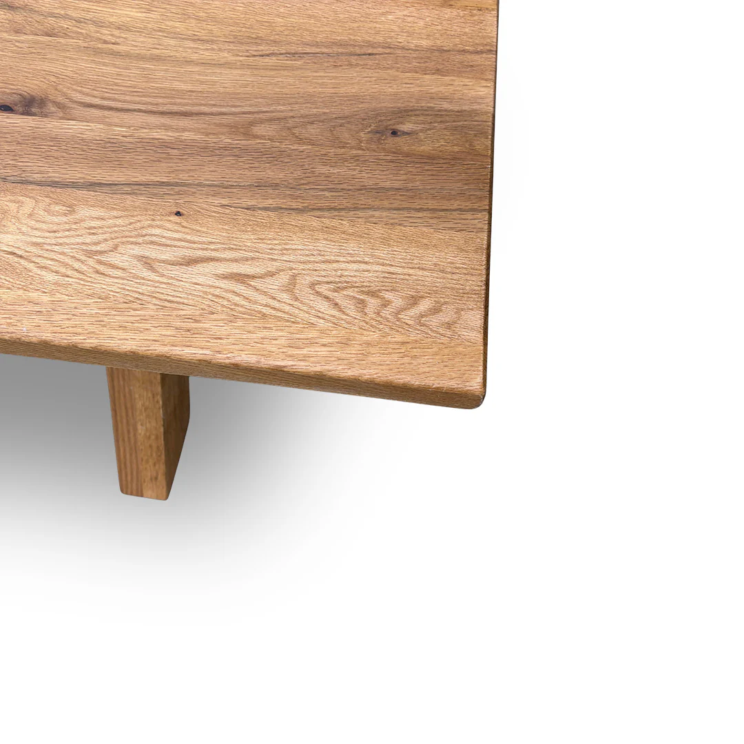 Bodahl 'Loki' 01 Oiled Solid Oak Dining Bench with Wooden X-Legs - Image 4
