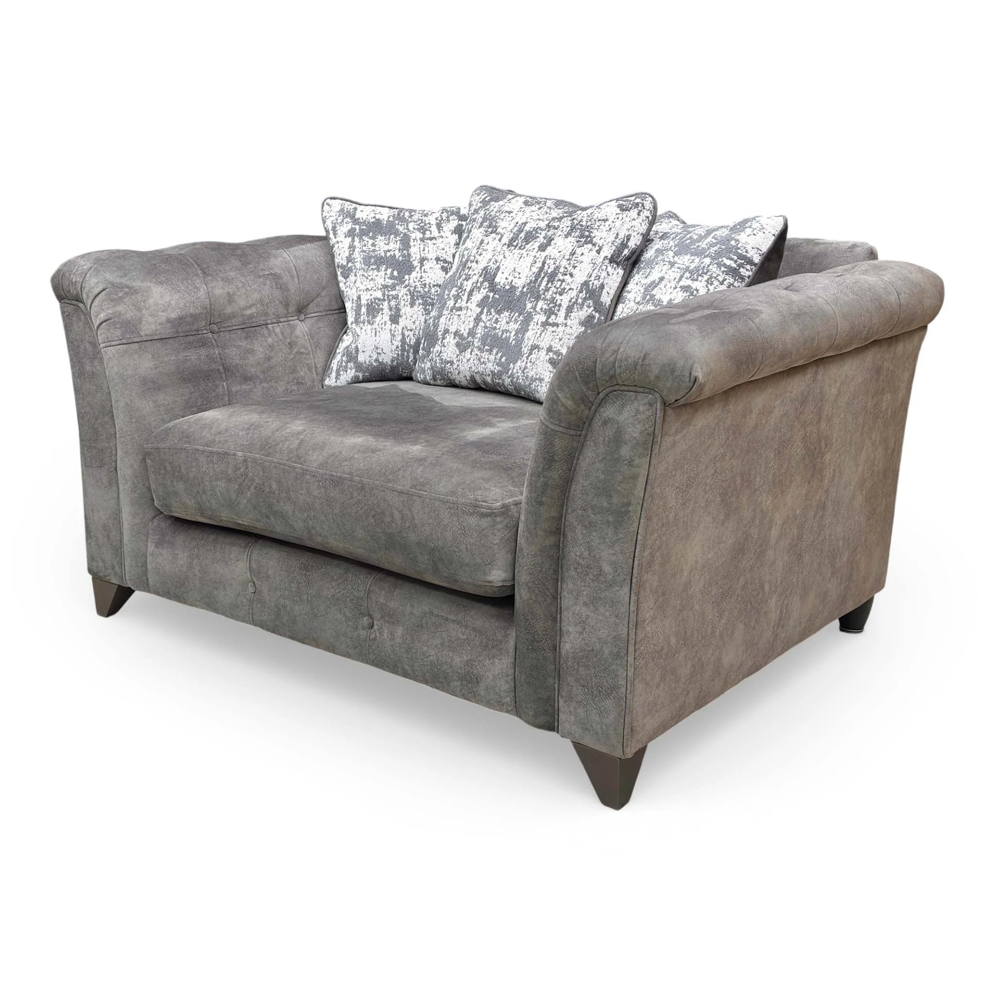 Boutique ‘Aura’ Kenzo Mink Velvet Scatter Back Love Chair - Image 6