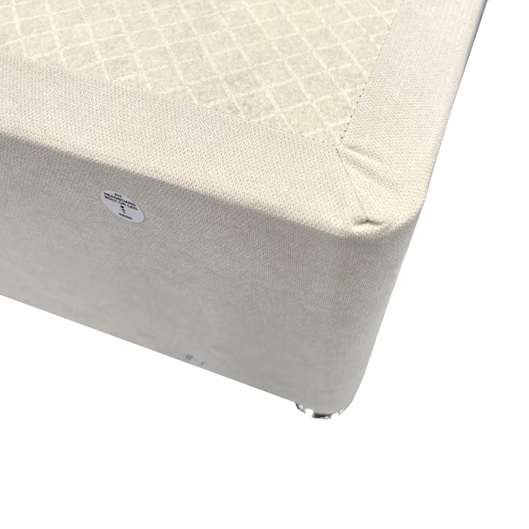 ‘Capella’ Cream Velvet Divan Base + Headboard - King - Image 4