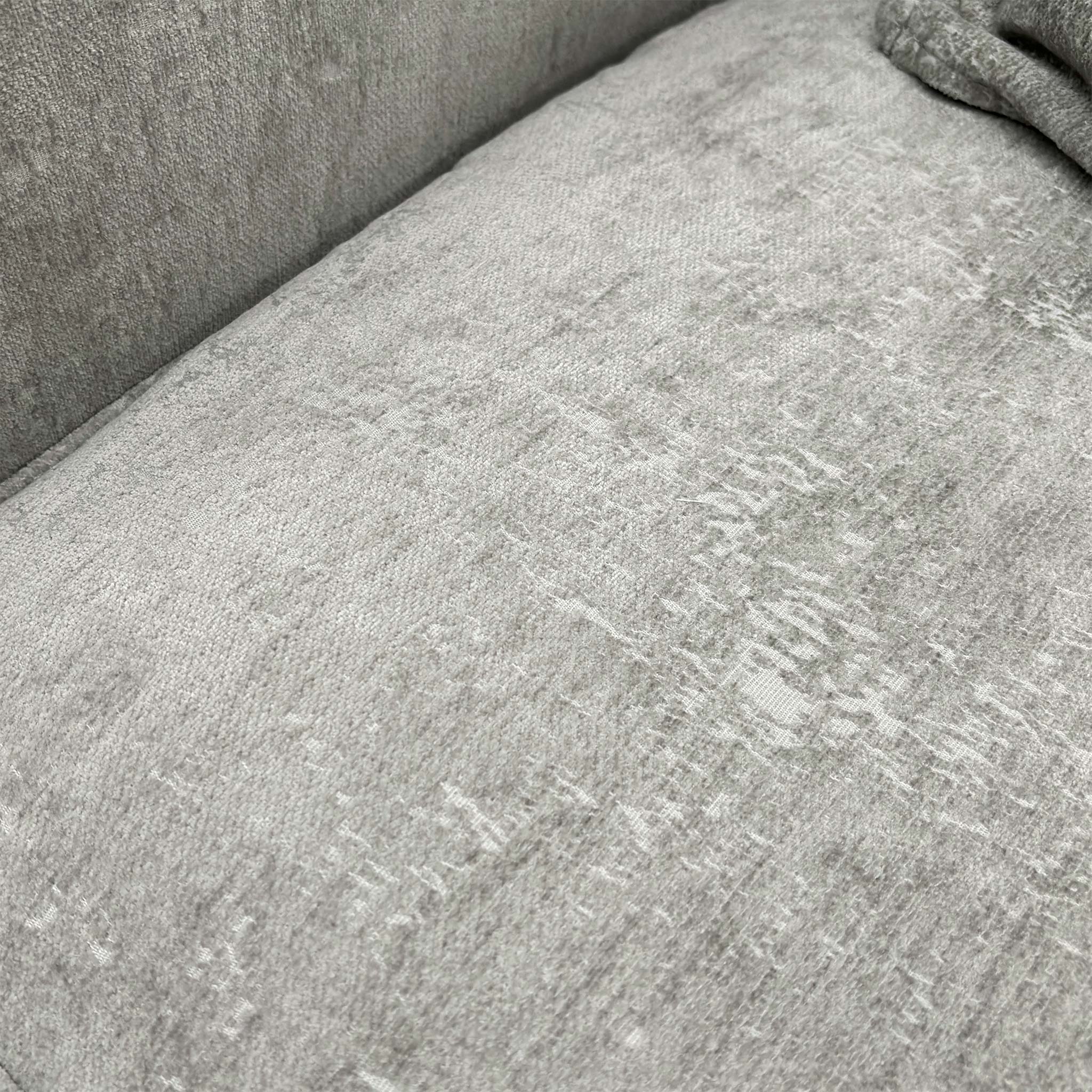 'Chelsea' Meridian Truffle Soft Weave Fabric Formal Cuddler Chair - Image 5