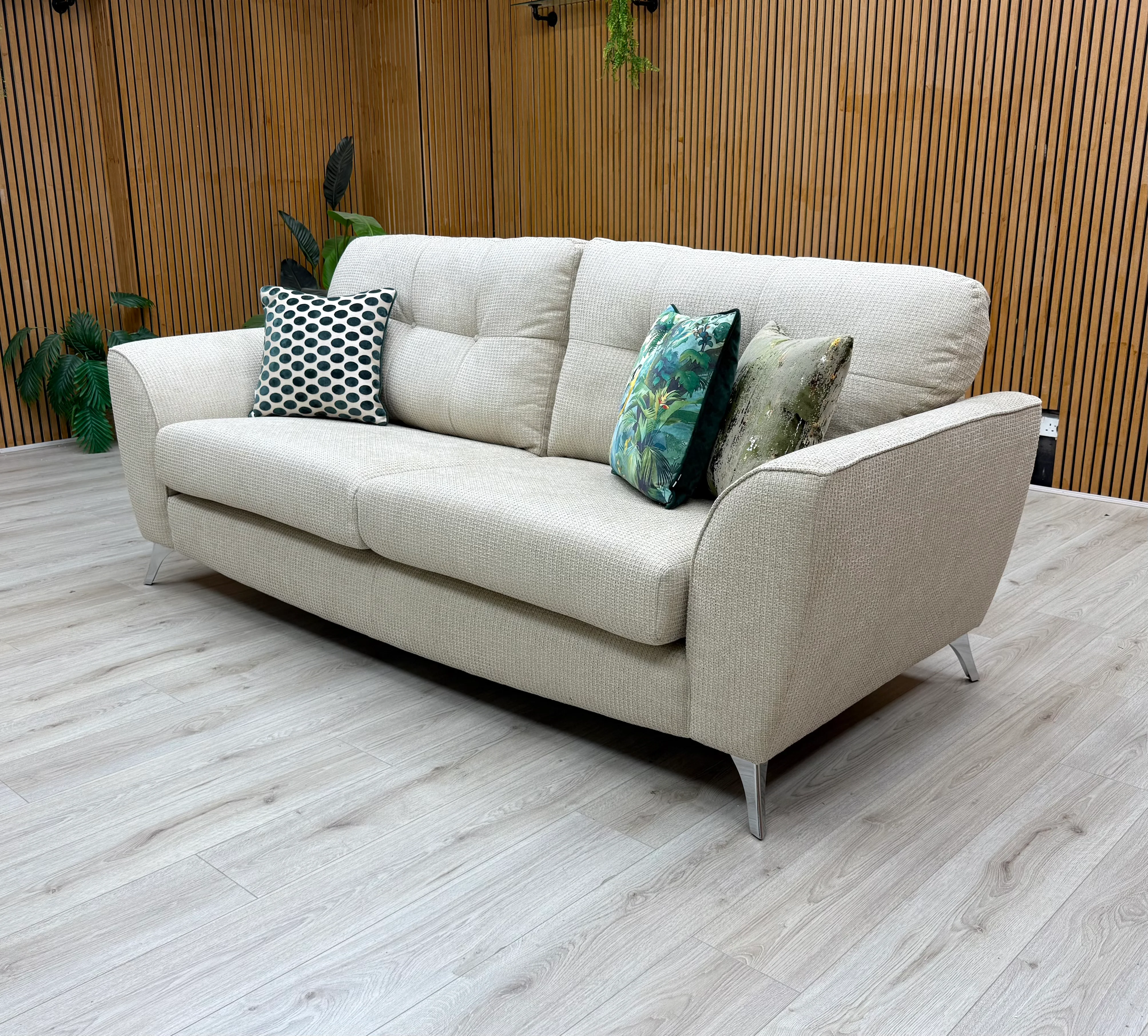 'Dawson' Wheat Dawson Plain 4 Seater Sofa - Image 3