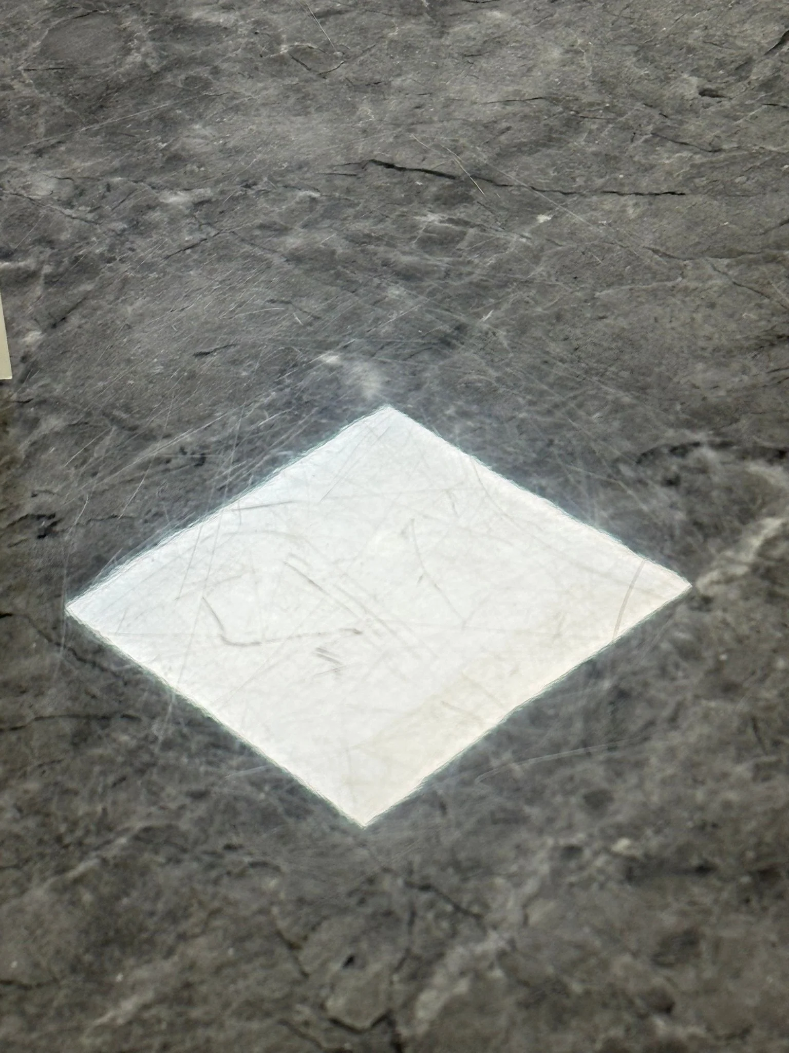 'Donnie’ Grey Real Marble Dining Table - Image 10