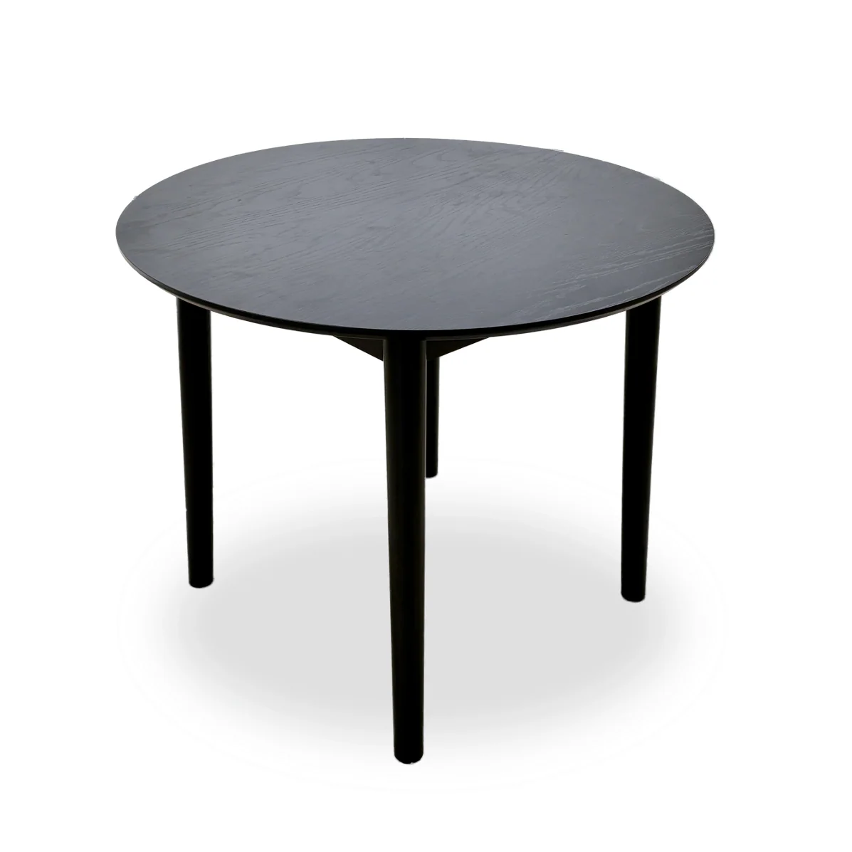 ‘Doolin’ Black wooden Circular Dining Table - Image 4