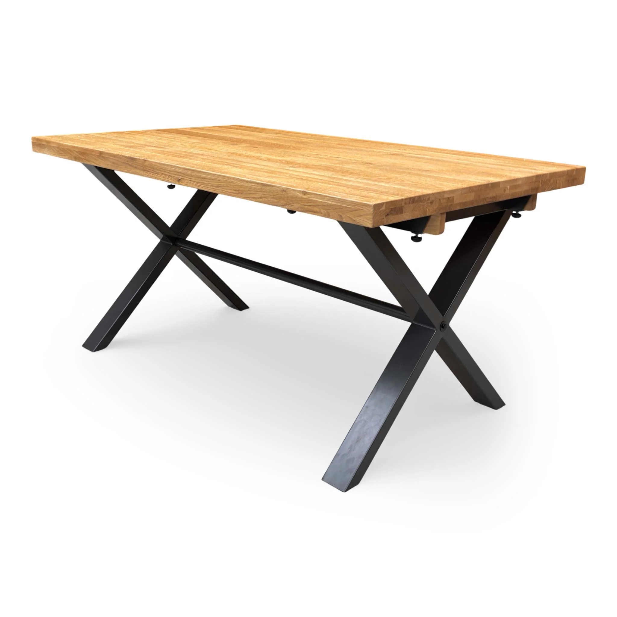 ‘Earth’ Solid Oak 150cm Fixed Dining Table - Image 6