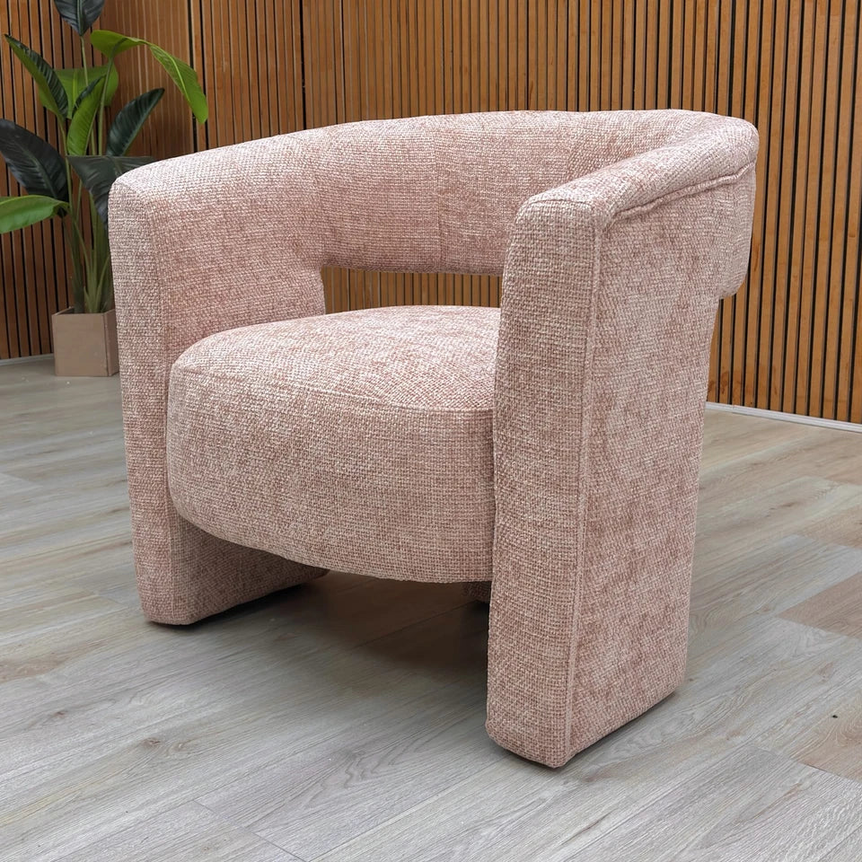 'Essie' Blush Essie Body Accent Chair - Image 3