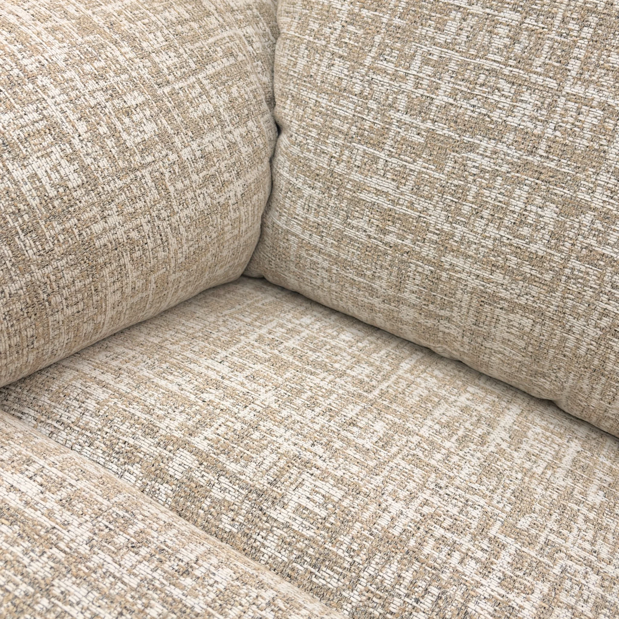 G Plan ‘Kingsbury’ B102 Shore Oatmeal Woven Fabric Power Recliner Armchair - Image 5