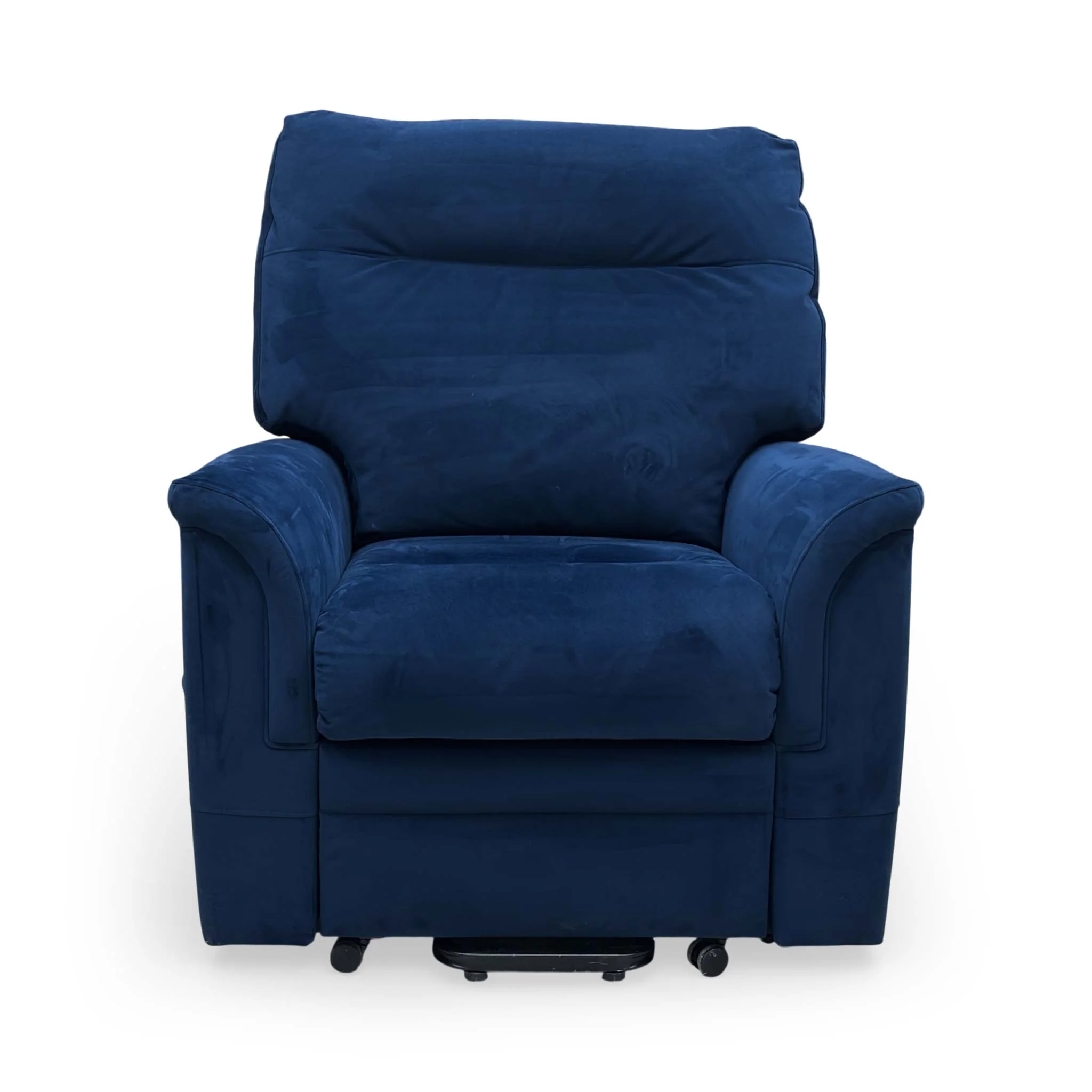 Parker Knoll 'Hudson 23' Navy Blue Velvet Lift and Rise Chair - Image 4