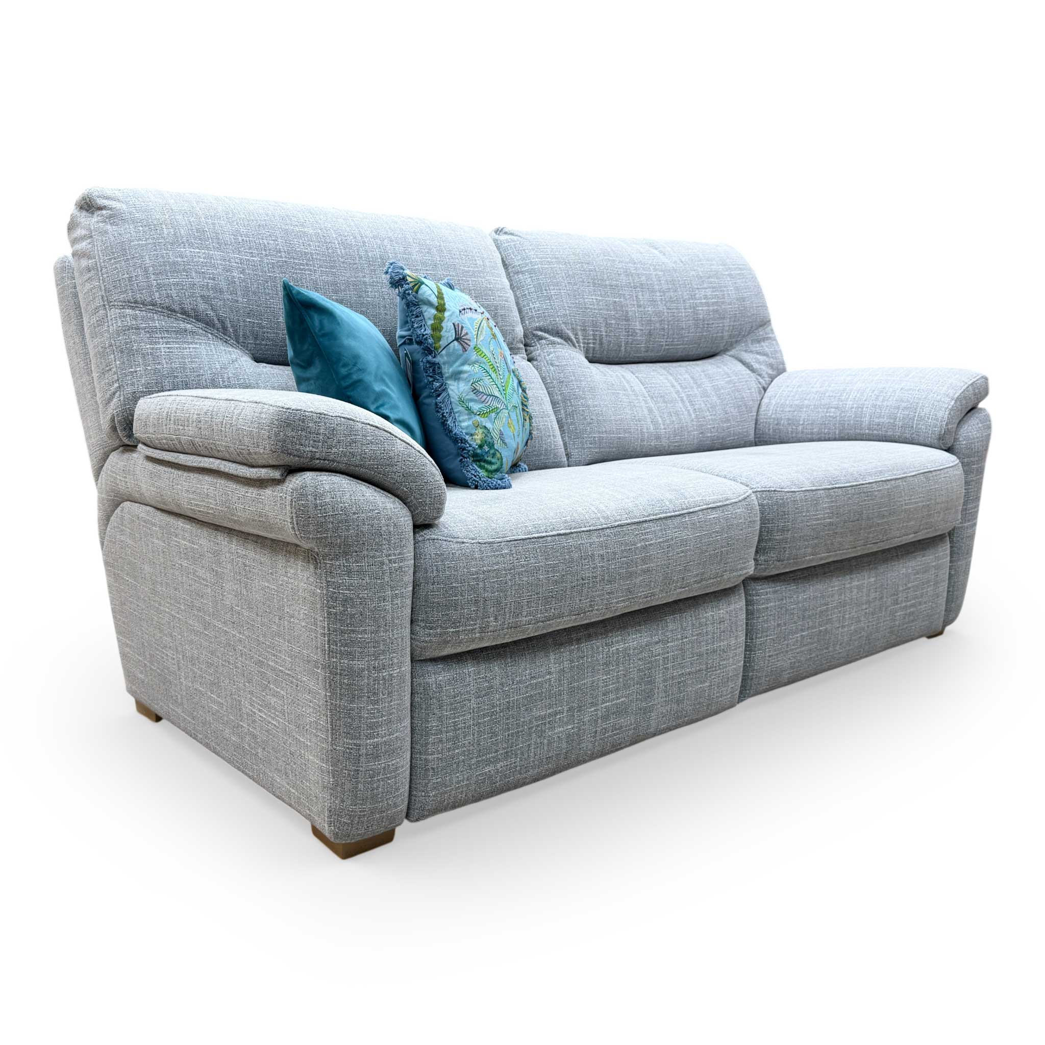 G Plan 'Seattle' B932 Beach Duck Egg Fabric 3 Seater Sofa - Image 4
