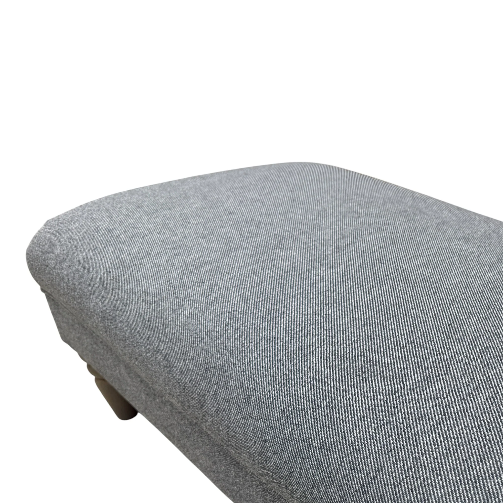 'Livie' Charcoal Livie Fabric Bench Footstool - Image 5