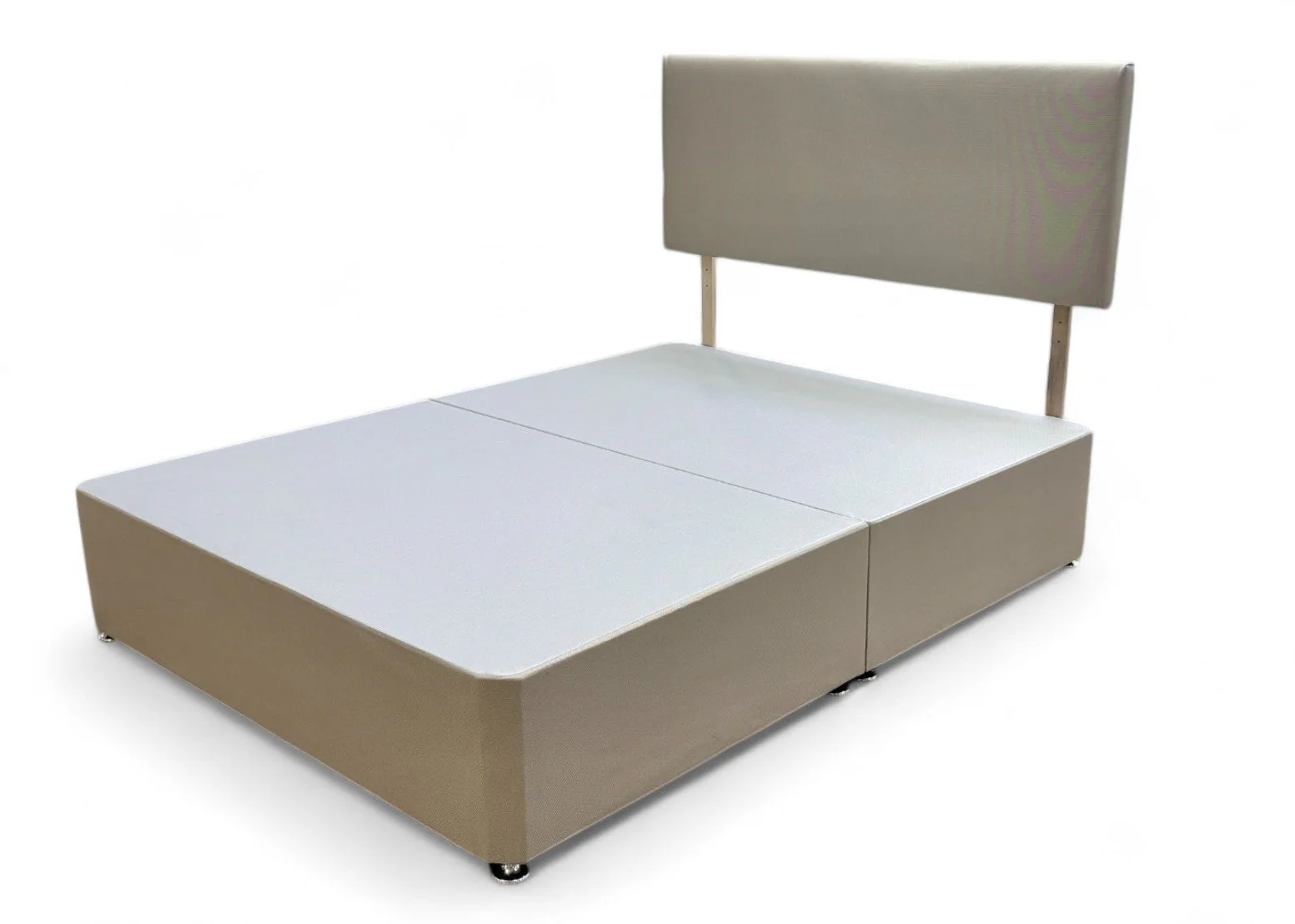 ‘Lyon’ Sandstone Fabric King Bed - Image 5