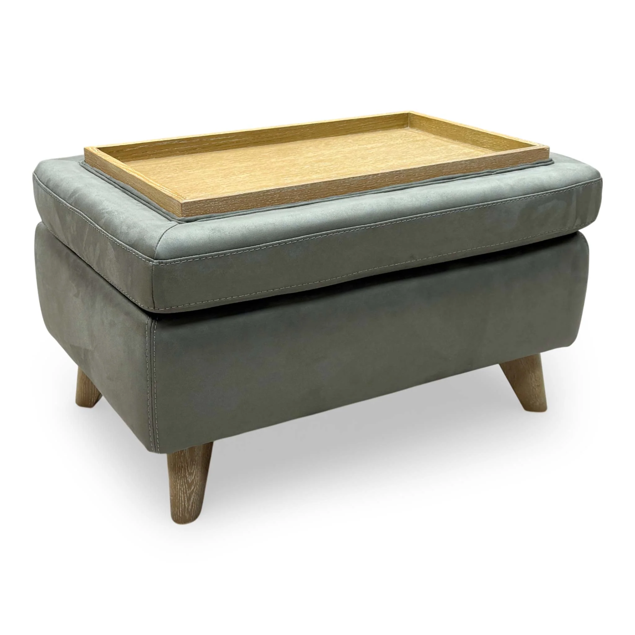 'Malmo' Olive Bfa-Ori-R12 Fabric Coffee Table Storage Footstool - Image 4