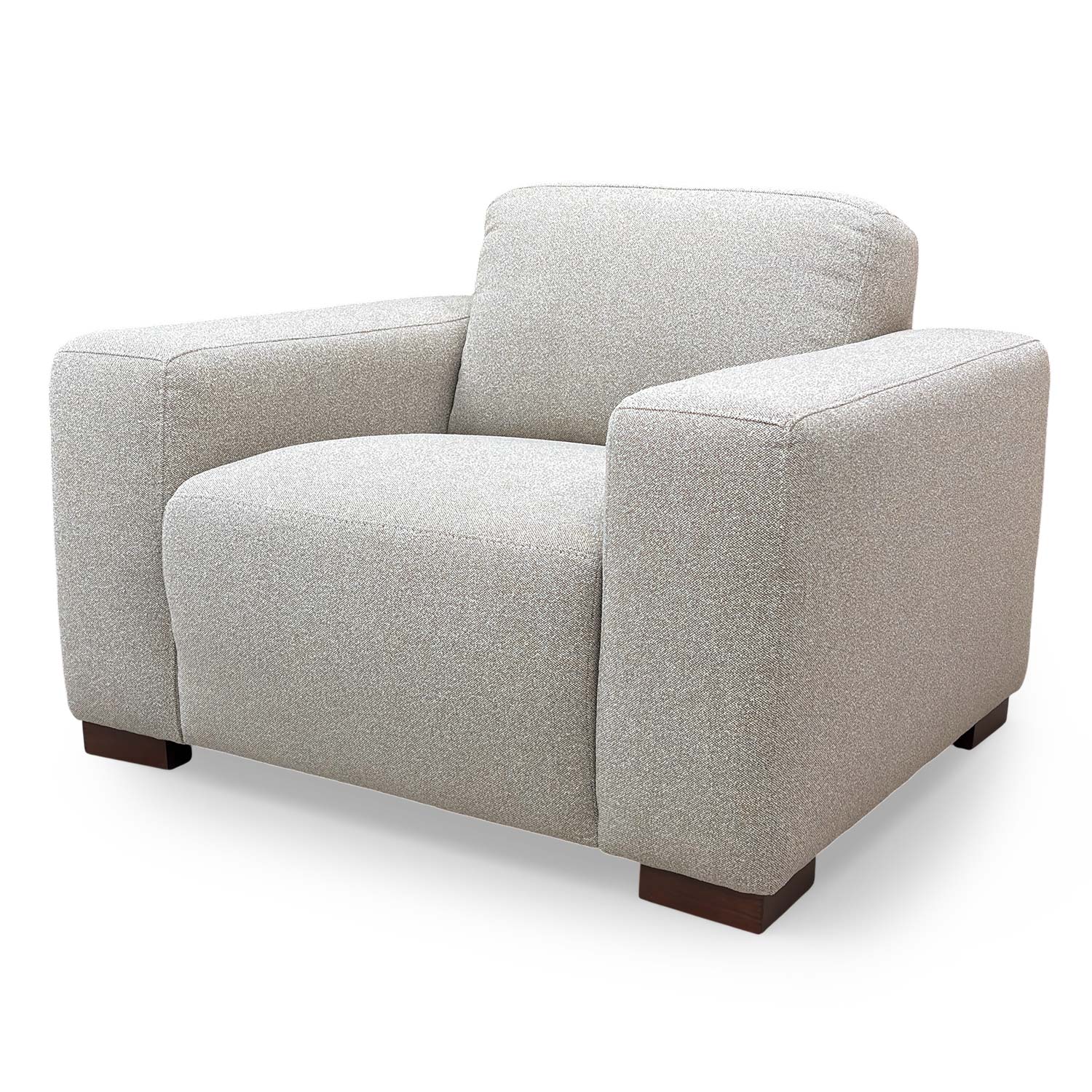 Michelle Keegan Home ‘Cortes’ Natural Fabric Armchair - Image 6