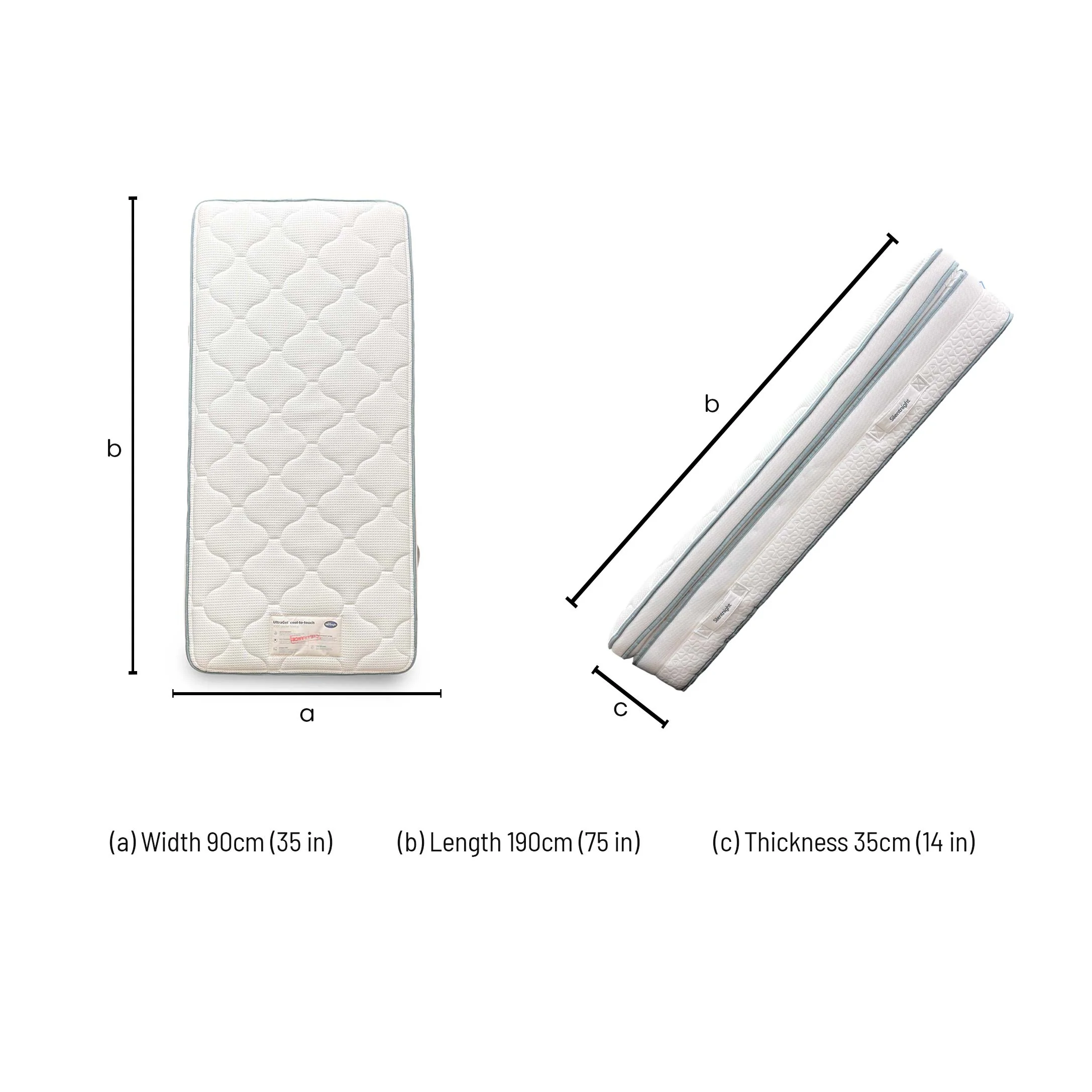 Silentnight UltraGel Cool-To-Touch 3000 pocket Soft Mattress - Single - Image 6