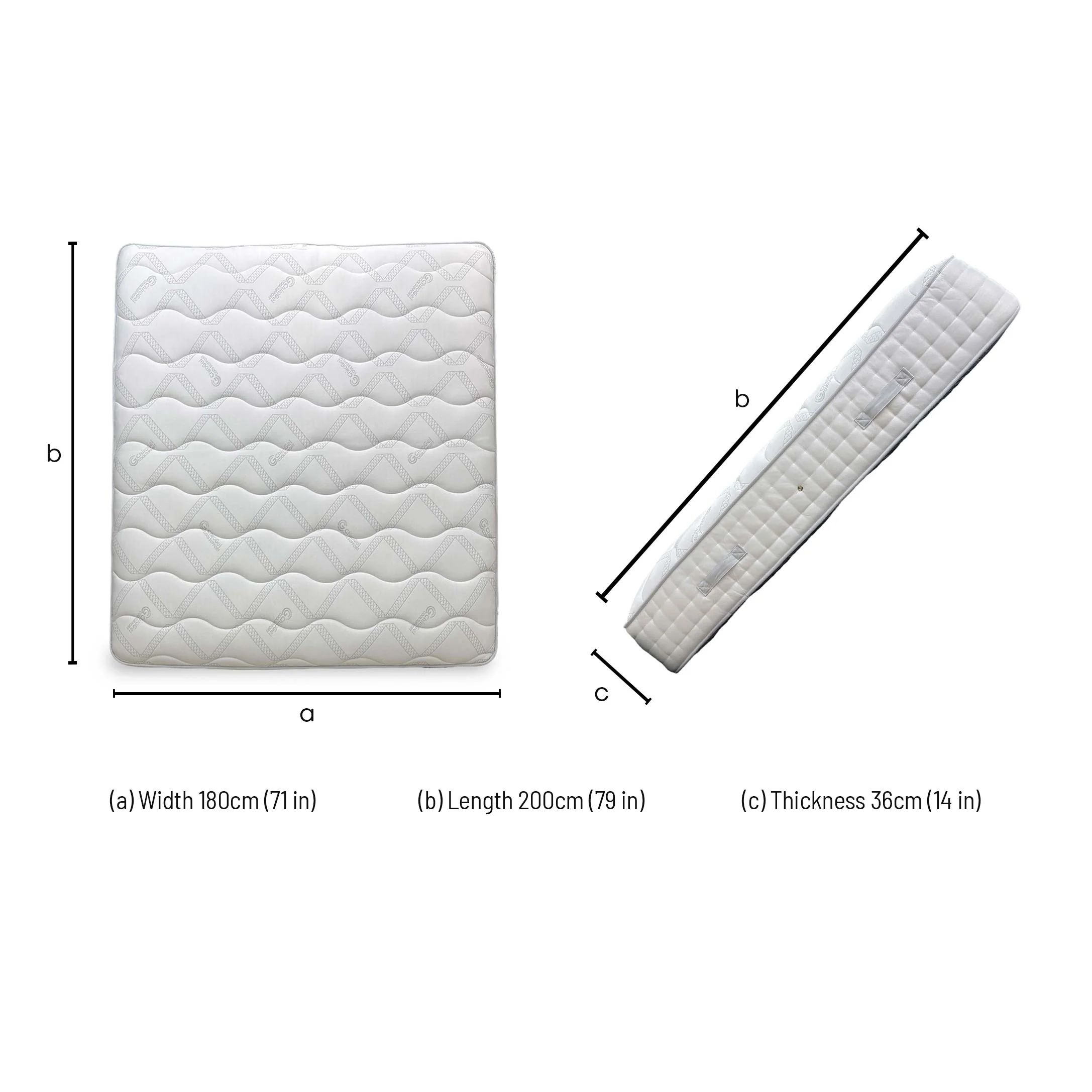 ‘Solar Gel’ 4000 pocket Spring Mattress - Super King - Image 7