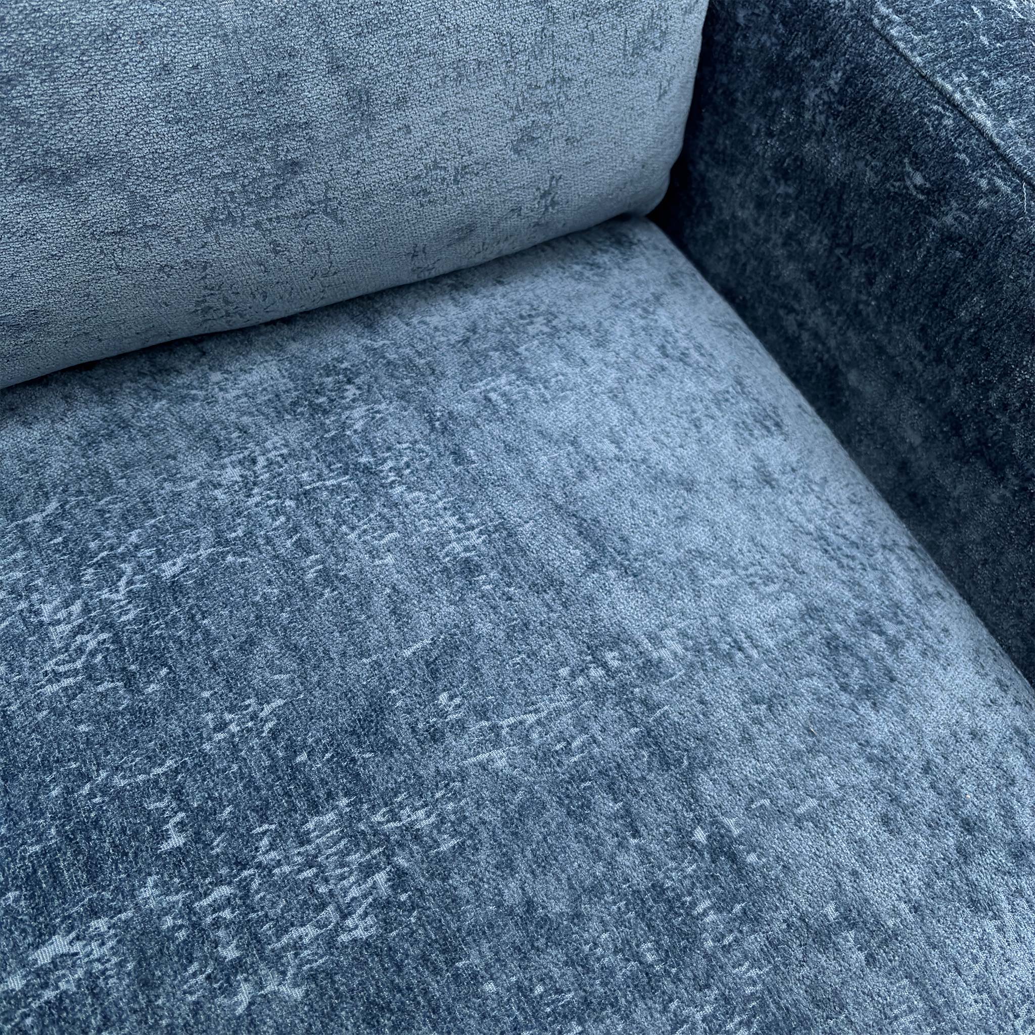 ‘Stella' Marine Blue Meridian Chenille Fabric Accent Chair - Image 5