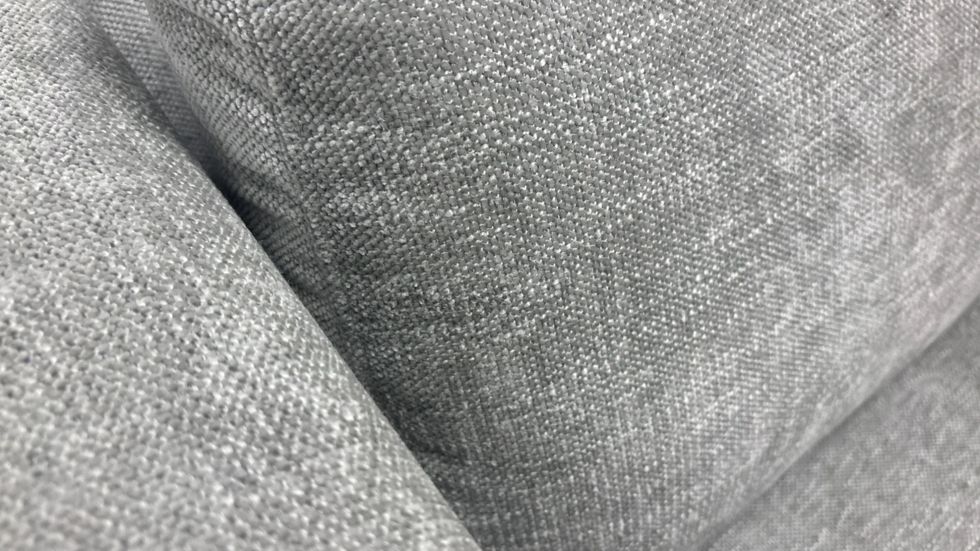 ‘Strand’ Grey Linen Look Chenille All Over Chair - Image 4
