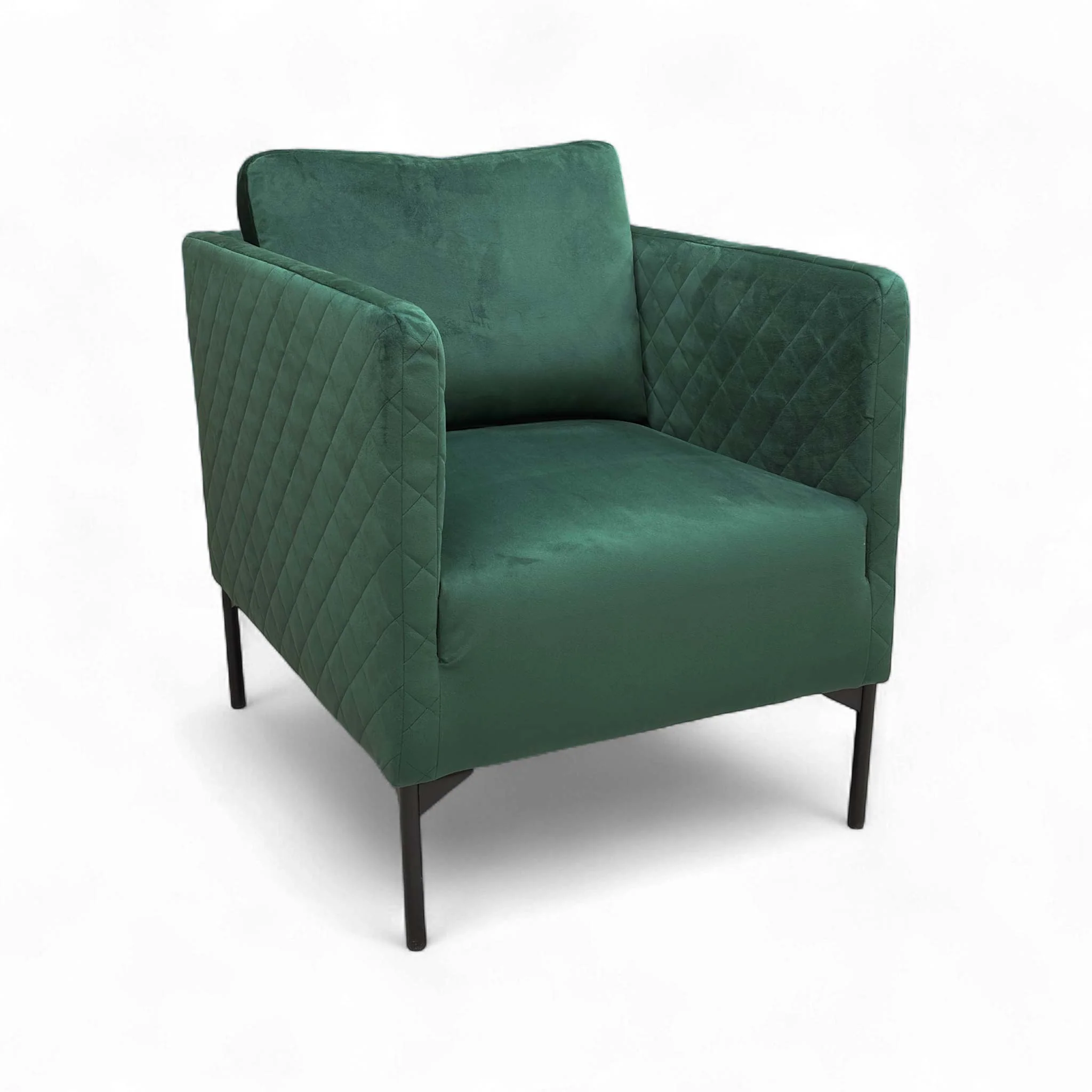 'Tub' Forest Sensual Velvet Accent Chair - Image 6