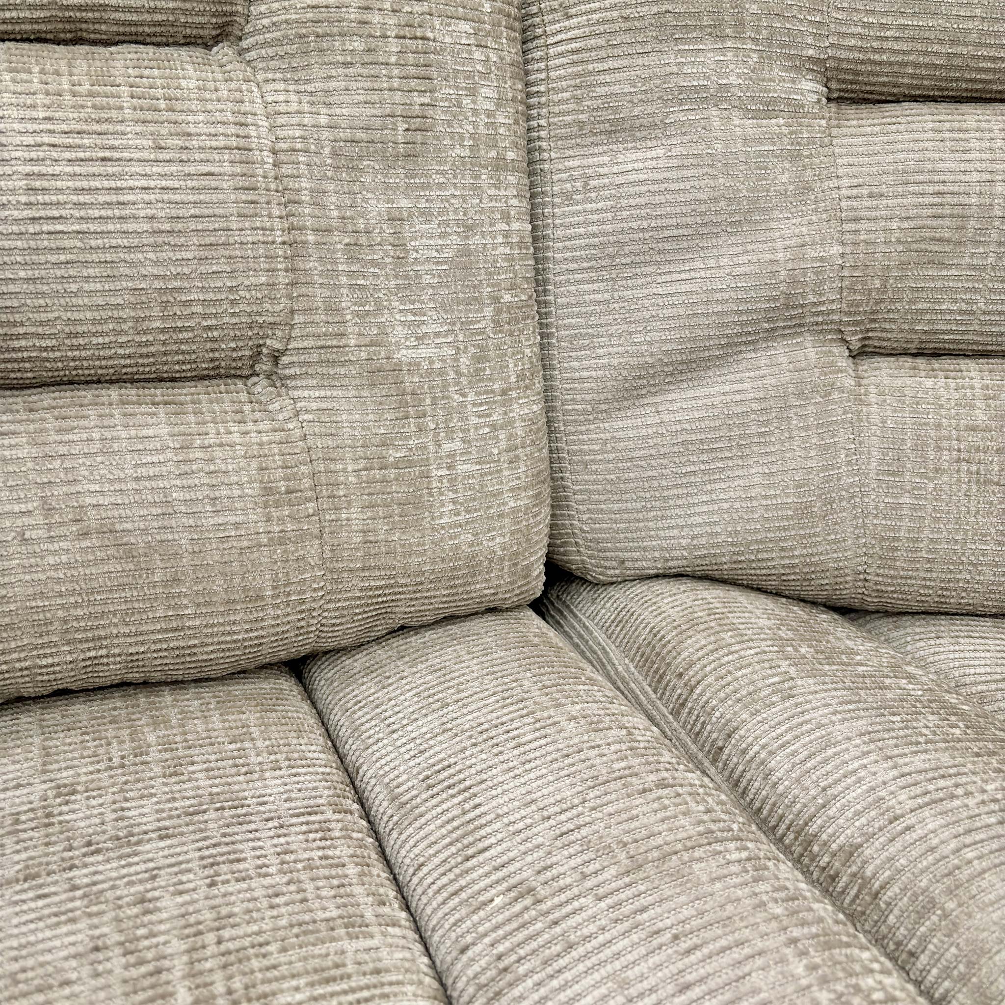 ‘Wilbur’ Latte Fabric Manual Recliner Modular Corner Sofa - Image 5