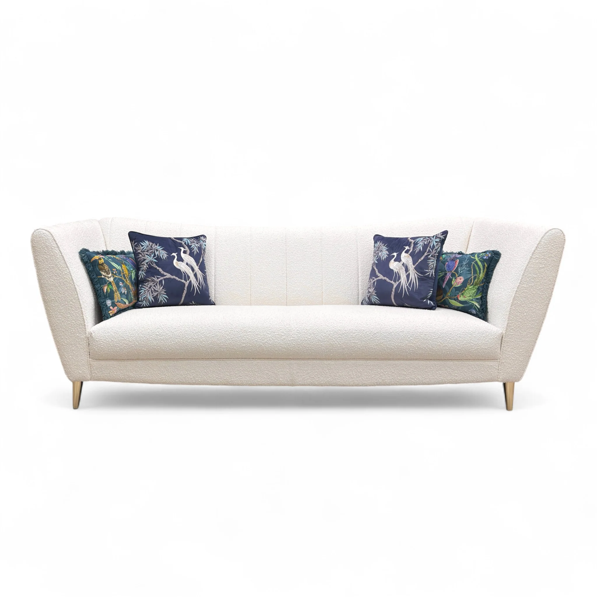 ‘Wylde’ Natural Savannah Boucle 4 Seater Sofa - Image 4