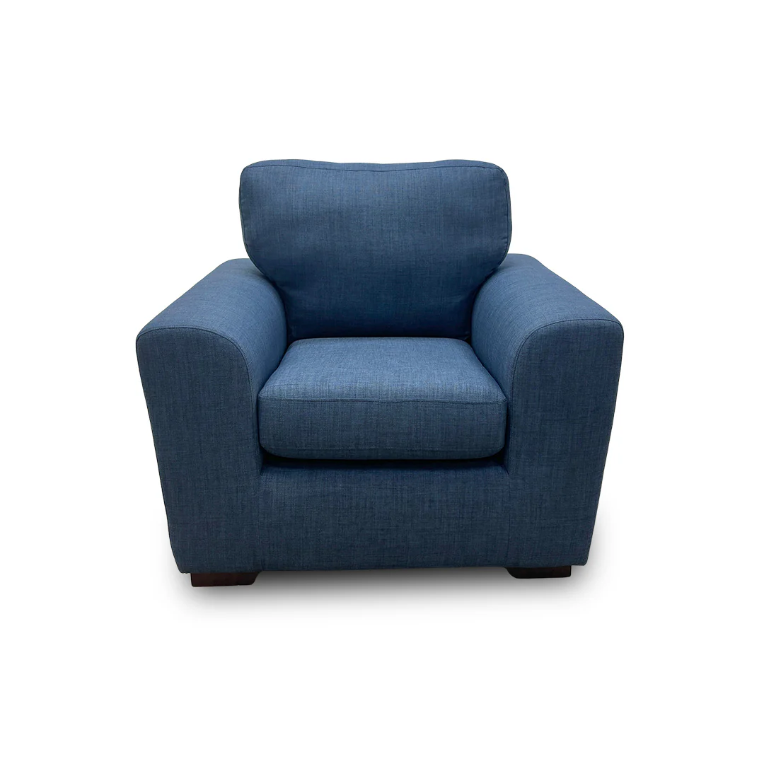 ‘Zeb' Midnight Revive Fabric Armchair - Image 3